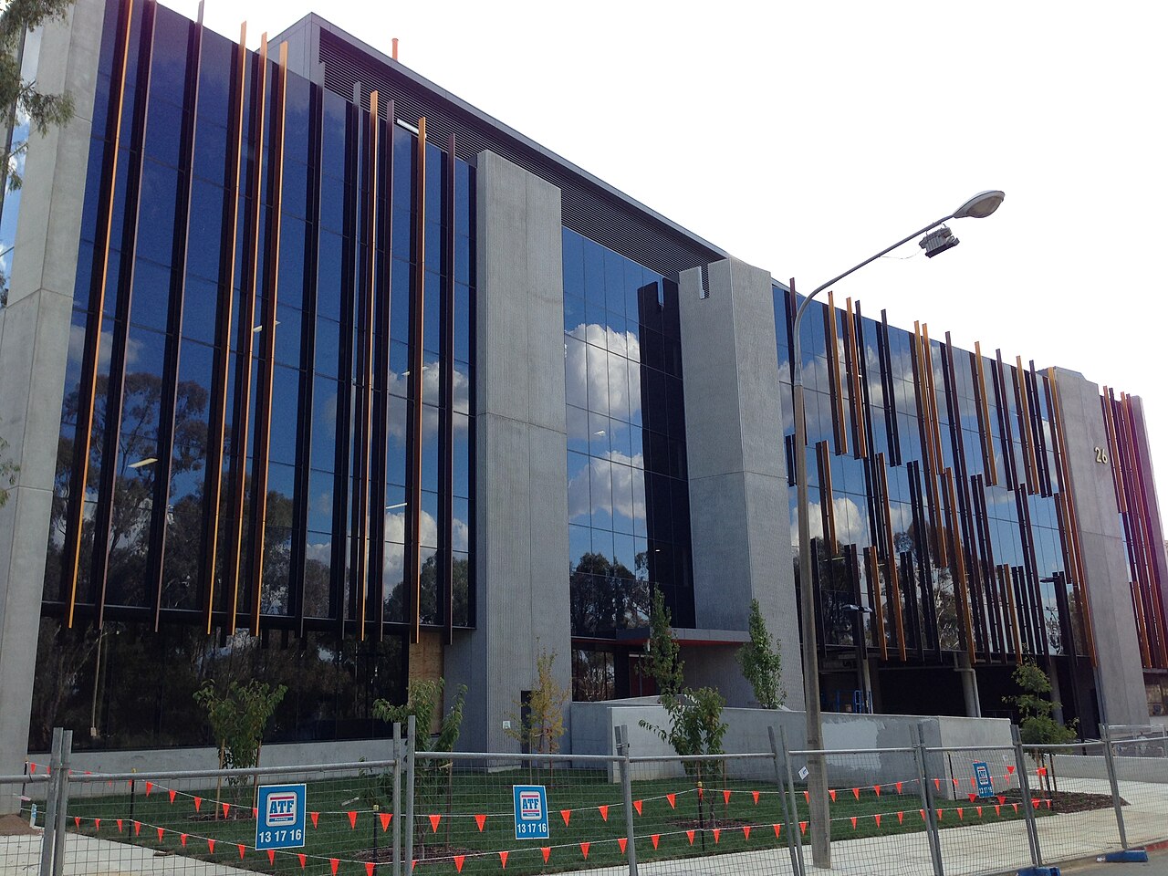 A university building in Canberra